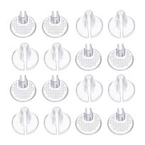 8 Pair Silicone Toe Thong Guard Silicone Thong Sandal Toe Protectors Pad Gel Toe Posts Cushion for Thong Slippers Sandal 1 white