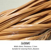500g Gradiento Plokščio Sintetinio Rotango Medžiaga Pasidaryk Pats Rankų Darbo Nėrimas Plastikinis Rotangas Megztas ir Remontinis Kėdė Stalas Namų Dekoravimas 60 Metrų 500g About60-70Meter brown