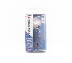 Fuji T-LRVSG108 Rod Guide SIC Titanium Frame Set (8778) gray