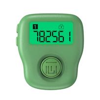 Nešiojamas Mini Įkraunamas Skaitmeninis Piršto Žiedas Elektroninis Rankinis Skaičiuotuvas Tylus Maldos Skaičiuotuvas Clicker 9 Dropshipping green