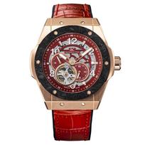 Timecraft Automatic 10 ATM Water Mineral Red [AngelClover] Japan-Made Watch, Resistant, Glass, Dial, TCJ45PRE-RE, Men's [Authentic]