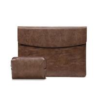 Ultra Slim MacBook Sleeve With Texture Protection Case Air 11-16 Inch Laptop Bag Magnetic 11-inch brown