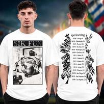 Ken Carson Merch Xperiment Tour 2026 Sik Fun Tour Dates Two-Sided T-Shirt 130 gray