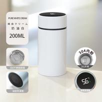 Xiaomi 200ML Temperature Display Smart Thermos Water Bottle Intelligent Stainless Steel Vacuum Flasks Thermoses Coffee Cup 200ml balta