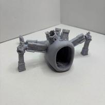 3D Printing Sea Eater Bloop Monster Action Figure Model Toy Doll Christmas Gift Joint-Movable Deep Sea Monster Figurines white