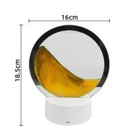3d Flowing Night Sand Light Hourglass Lamp Moving Sand Picture Decor