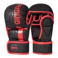 Half-Finger MMA Boxing Gloves Training Muay Thai Sandbag Punching Adult Kids PU Leather S M L Large