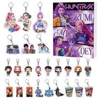 Hunter Advent Calendar With 24 Acrylic Car Pendant Keychains For Gift Giving Style H gray