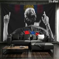Messi Wall tapestry, aesthetic printed fabric blanket, suitable for bedroom, living room, and home decor. 180cm x 230cm