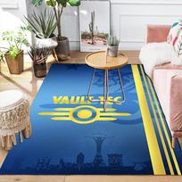 Fallout Vault-Tec kilimas grindų kilimėlis svetainei ar miegamajam, minkštas ir patogus kilimas, dovana gimtadieniui ir šventei.SFF0917556 80x120cm( 31x47in)