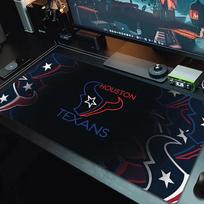 Houston Texans Mouse Pad Large Gaming Table Cushion Nonslip Laptop Tablet Big Mousepad Xxl Mat Mini Pc Playmat With Lock Edge 30cmx60cm(11.8x23.6inch) black
