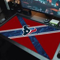 Houston Texans Mouse Pad Large Gaming Table Cushion Nonslip Laptop Tablet Big Mousepad Xxl Mat Mini Pc Playmat With Lock Edge 50cmx100cm(19.6x39.4inch)