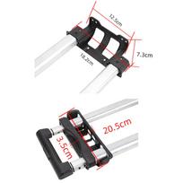 Luggage Telescopic Handle Spare Part Pull Drag Rod Aluminium Alloy Direct Replaces Accessory black