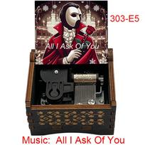 The Phantom Of The Opera Music Box Think of Me/All I Ask of You Melodies Special Musical Gift for Fans Friends Birthday Souvenir 3 303-E5