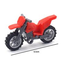 Military Equipment Motorcycle Building Blocks Motocross Sports Competition Children Toy Accessories Militaries Compatible Blocks