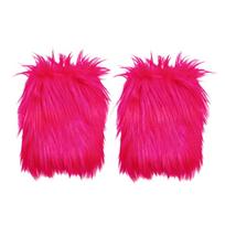 1 Pair 18/25cm Furry Leg Warmers Japanese Style Long Tube Sock Warm Knee Sleeve  Children M rožinė raudona spalva
