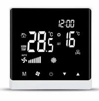 Modbus RTU485 Centrinis valdymo pultas LCD termostatas ventiliatoriaus gyvatuko oro kondicionieriui