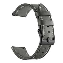 Klasikinis 20 22 mm odinis dirželis, skirtas HUAWEI WATCH GT/4/Buds Band GT3/GT2 GT 3 2 Pro 46mm HONOR Magic Watch 4 Pro pakaitinis apyrankės diržas 22mm Universal gray
