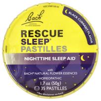 Bach, Rescue Sleep® tabletės, juodieji serbentai, 35 tabletės, 1,7 uncijos (50 g)