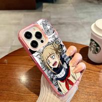 Šaunus Anime S-Toga Himiko dėklas telefonui IPhone 17 16 15 14 13 12 11 Pro Max Plus Spalvotas Atsparus smūgiams Galinis Sidabrinis Dangtelis iphone17Pro