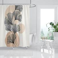 Atsparus vandeniui audinys Dušo užuolaida Vonios užuolaidos priedai 180X200 Vonios užuolaida Dušui 240*200 Nordic Boho dekoras 240X200 W90H180(CM)-1 Pcs