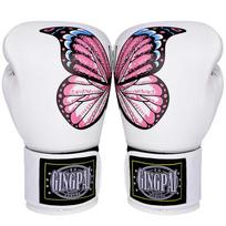 6-12oz Rožinės drugelio bokso pirštinės vaikams, moterims, kikbokso treniruočių pirštinė, profesionalios treniruočių, sparingo, Muay Thai, MMA, smūgių maišo pirštinės 8oz