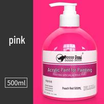 120ml Bagged Acrylic Paint for Graffiti, Texture, Wall Art, Handcrafted DIY Projects, Shoes & Clothing 120ML Bagged Acrylic Paint rožinė