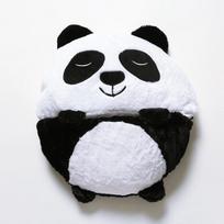 Happy Nappers Pliušinė Pagalvė Miego Maišas Idealiai Tinka Vaikų Pietų Metui Panda,160*60cm