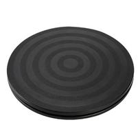 Plastic Turntable 360 Flexible Rotation Stand Round Bonsai Rotating Turntable Pottery Wheel Clay Sculpture Turntable 1 black