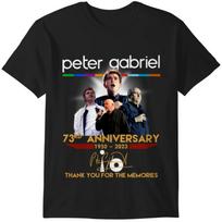 New Peter Gabriel Aniversary TShirt Black Unisex All Sizes S5xl L black