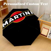 8 šonkaulių automatinis skėtis, Martini Racing dizaino sulankstomas skėtis nuo saulės ir lietaus kelionėms Three-fold umbrella