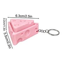 Fidget Clicker Portable 3D Printed Cute Clicker Keyboard Fidget Charm For Kids Adults Teens Office School Travel Classroom Study pink