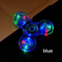 Led Fidget Spinners For Kids Adults Light Up Sensory Fidget Toys Glow In The Dark Adhd  Toys Classroom Prizes Party Favors blue