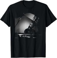 Motown Legend Stevie Wonder Piano Unisex T-Shirt M gray