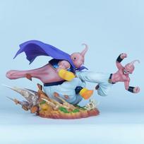 Anime Dragon Ball Z Majin Buu Figure Action Figures Buu Vs Fat Buu Pvc Action Figures Collection Model Toy Gifts gray