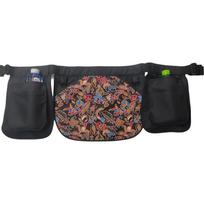 Waterproof Adjustable Belt Apron Large-capacity Multi-Function Tool Pouch  Mountaineering Black with Pattern black