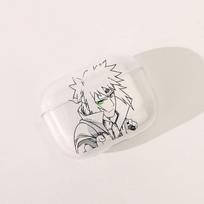 Anime AirPods Pro apsauginis dėklas 2-osios ir 3-iosios kartos - Naruto ir One Piece dizainas AirPods Pro 2nd Gen white