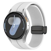 Magnetic Band For Samsung Galaxy Watch 7 6 5 4 44mm 40mm/5 pro 45mm Silicone 20mm watch Bracelet Galaxy 6 classic 43 47 mm strap Watch 4 5 6 7 40MM balta
