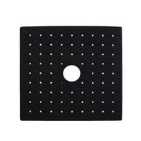Flexible Bathing Floor Pad with Suction Cup Support, Center Opening, and Roll-or-Fold Storage Between Shower juoda