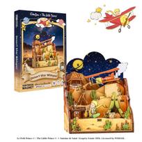 Original CUTEBEE Little Prince Series Book Nook The Planet and The Rose 3D Wooden Puzzle Bookshelf Decor for Gift Party Idea