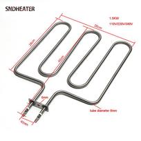 SNDHEATER Electric Sauna Heating Element 3U 4U 5U Air Dry Oven Heater 110v 220v 380v 1500w 2000w 3000w Stove Grill Spare Part
