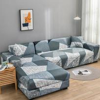 Elastingas sofos užvalkalas svetainei 1/2/3/4 vietų L formos kampinis sofos užvalkalas Chaise Longue tamprus sofos sofos fotelis užvalkalas 1 Seater 90-140cm