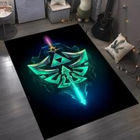 Zelda Legendos kilimas su spaudiniu svetainės dekoravimui Vaikų kambario kilimėlis žaidimams Lovos kilimėlis Balkono laisvalaikio kilimėlis prie sofos Dovana 50x80cm