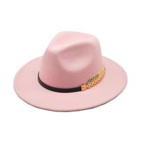 Vyriški Fedora skrybėlės Speciali veltinė skrybėlė su diržu Moteriškos vintažinės Trilby kepurės Vilnonė Fedora Šilta džiazo skrybėlė Chapeau Femme veltinis Panamos skrybėlė black