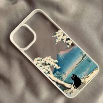 Japanese Aesthetic Mount Fuji Landscape Phone Case for IPhone 11 15 14 Pro MAX 13 12 XS X SE 16 XR 8Plus Shockproof Shell Cover For iPhone 15ProMax gray