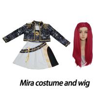Anime Demon Rumi Zoey Mira Dainininkės Kostiumai Mergaitėms Medžiotojos Scenos Pasirodymų Apranga Helovinas Kpop Cosplay Uniforma Perukų Rinkinys 160 black