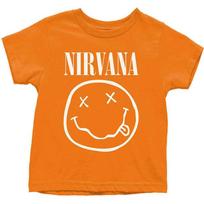 26 Nirvana White Official Childrens Tee T-Shirt Boys Unisex T-Shirt L beige