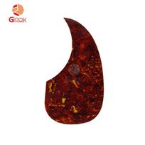Wooden Pickguard for 40/41 Inch Acoustic Guitar, Comma/Teardrop Shape black