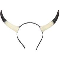 Stylish Cattle Horn Headpiece Proms Birthday Hairbands Fun Headwear Halloween Animal Festive Hair Headwear balta