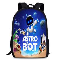 Astro Bot 15 Inch Lightweight School Backpack With Unique Character Patterns And Style 9 blue